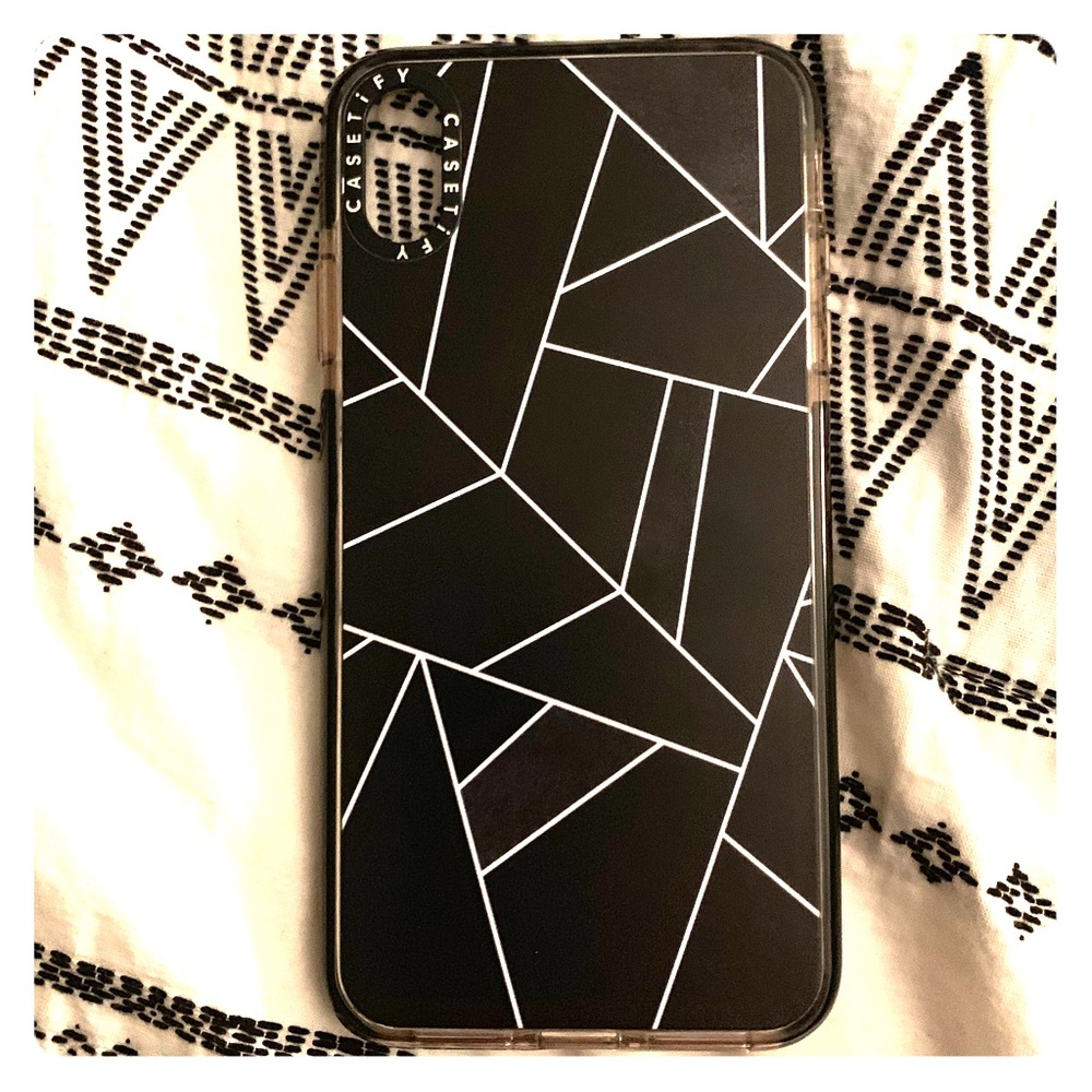 Casetify Xs Max impact case, black